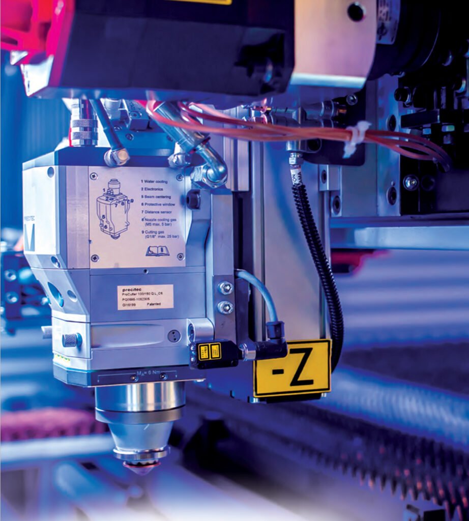 Testa taglio laser